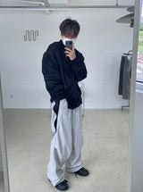 カラーカラージッパーバルーンパンツ　２色