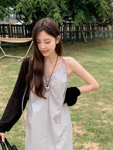 Beautiful Simple Knit Bolero (4color)