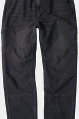 インシジョンダブルニーカーペンターパンツ (Washed Black)