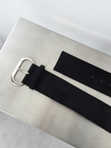 suede lock belt