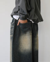 CROSS DEEP DENIM PANTS YB