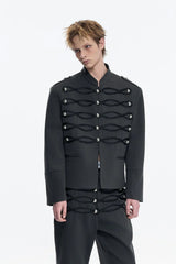 Napoleon Striped Button Jacket