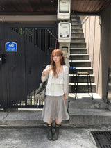 momo flower layered sleeve