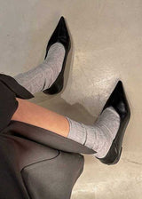 STILETTO MULE FLAT (2COLORS!)