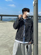 Tor Wash Casual Denim Jacket (1color)