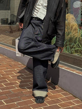 [Premium] ASCLO Roll Up Raw Denim Pants (2color)