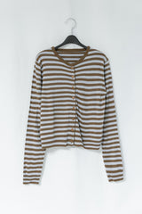nudy stripe cardigan(3colors)