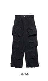 Hands Utility Pocket Cargo Denim