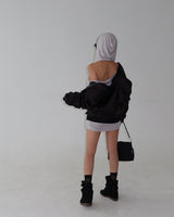 Hooded Mini Dress & Bolero Two Piece