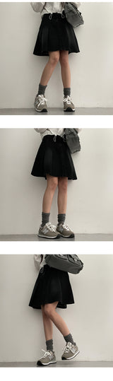 [Brand quality] Evil wide denim tennis skirt