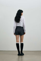 AVEL PINSTRIPE MICRO PANTS / CHARCOAL