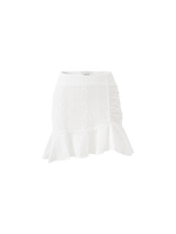 Rosie shirring skirt (white)