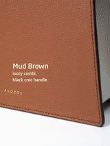 LOMEL MINI マイクロレザーバッグ / Mud Brown