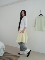 COMFY 3/4 SLEEVE T (WHITE)