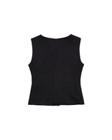 ボタンベスト [Black]