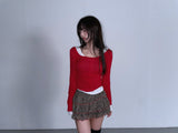  teenage u neck t-shorts (4color)