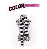 striped angora muffler