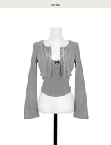 [♡MADE♡] mavie volume the sleeveless + cuffs cardigan set