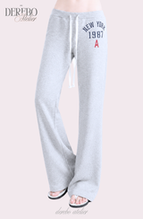 New York low-rise semi-boot casual pants