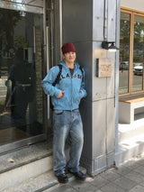 No.1839 washing flare denim PT