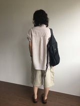 テリーヌシアーサッカーチェックシャツ (3color)