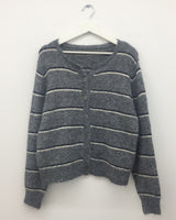 Multiple Stripe Cardigan (2color)