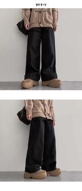 Cl Basic cotton wide pants