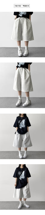 Poy Pintuck Banding Bermuda Shorts[Basic & long choice] 