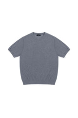 シルクブレンドニットTシャツ
