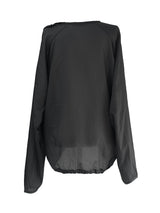 [unisex] シースルーダイアゴナルジッパーT (2color)