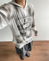 Brue Spray Mesh Hoodie Zip-up
