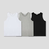 Casual sleeveless shirt (3color)