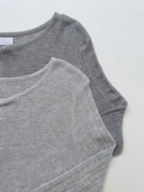 Judy See-through Round Neck Cardigan