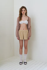 Terry comfort shorts_butter