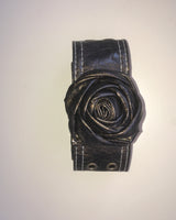 Yukia Rose Vintage Snap Leather Belt