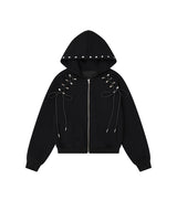 セローラ コルセット レース ジップアップ
