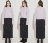 WOOL BRUSHED SWEATER [VIOLET]