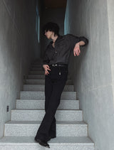[MADE] Dews black bootcut denim