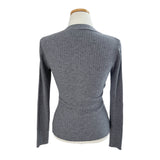 Muse V-neck Button-down Long Sleeve T-Shirt (3 Colors)
