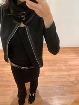 Ever Dumble High-Neck Two-Buckle Mustang Vest