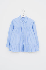 (W) Blues Pleats Shirt (3color)