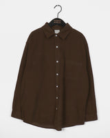 Pelle Corduroy Oversized-Fit Shirt
