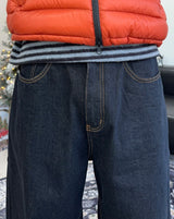 カーリンノンフェイドワイドデニムパンツ
