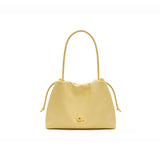 muva. Genuine‑Leather Cloud Tote Bag for Women, 2024 New Large‑Capacity Commuter Bag, Cotton‑Candy Original Design, New Arrival Apr 16