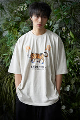 MU-WI PRT.ボックス 1/2 Tシャツ (Oatmeal)