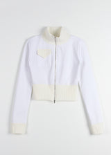 TOUCH KNIT ZIP-UP