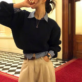 [BELLIDE MADE] ピッピスリムチェック長袖シャツ
