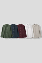 LMN Lende Suede Oversized Fit Shirt (6 colors)