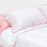 Dust-Free Cherry Frill Pillowcase