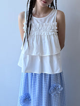  finale check skirt / pink